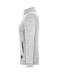 Weiße Fleece Jacke Damen